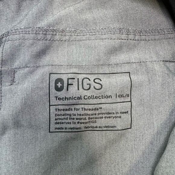 Figs Technical Collection Men’s Scrub Pants in Graphite Size XXL/S - Picture 8 of 9